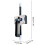 Wire Puller Handheld Wiring Tools 8mm Tugger Multifunctional for Electrician Pipe Narrow Spaces Wall Underground Black 7