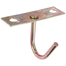 6X Fan Altezza del Gancio del Gancio del Supporto del Soffitto del Metallo J del Dispositivo 80mm