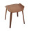 Signature Side table in walnut finish, H53.5 cm - ANATOLE 8