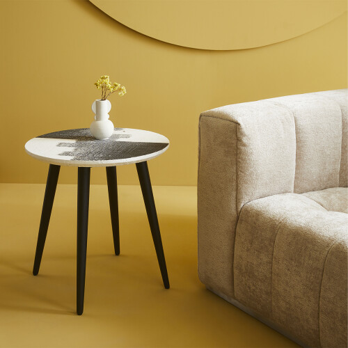 Signature Side Table H52 cm - Abstract 2