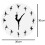 Pole Dancing Clock Hands Wall Art Decor for Dancing Room, Silent Movement Clock Dance 6