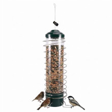 Squirrel Proof Bird Feeder, Metal Hanging Feeder for Outdoors,Large Capacity for Wild Birds