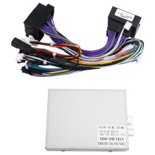 Car 16pin Wiring Harness Adapter Canbus Box Decoder Android Radio Power Cable for GLK X204 GLC X253 2013-2015