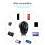 Single Ear  Headset Wireless in Visible Earbuds 5.0 Stereo for Music Running Relaxation(White) 6