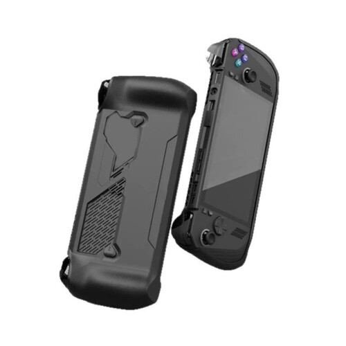 For  Ally X Protective Case+EVA Storage Bag Anti-Fall Soft TPU Protective Case for  Ally X Game Console A 1
