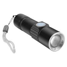 Torcia un Luce UV da 395 Nm Torcia Elettrica un Luce Nera USB Ricaricabile un LED Torcia Impermeabile per Ispezione 'Urina 'Animale Domestico