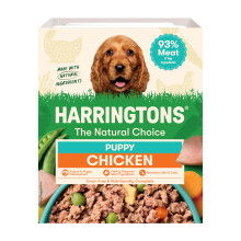 Harringtons Complete Wet Tray Grain Free Hypoallergenic Puppy Food 6x380g - Chicken - Made with All