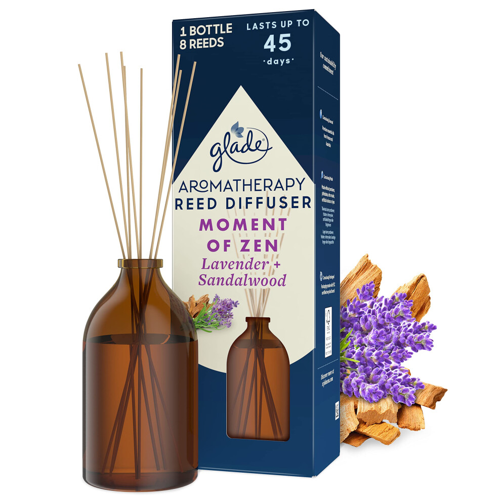 Glade Aromatherapy Reed Diffuser, Home Decor Essential Oils Diffuser Calming Fragrance, Moment Of Z