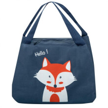 Insulated Lunch Bag for Kids Fox Pattern Portable Lunch Box for School Picnic Thermal Lunch Tote for Boys Girls