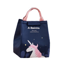 Ecarla Insulated Lunch Bag 23x18x17cm Blue Thermal Cooler Tote for Picnic
