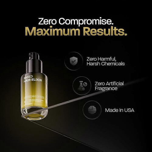 Based Hair Elixir Hair Serum 30 ml for Man 2