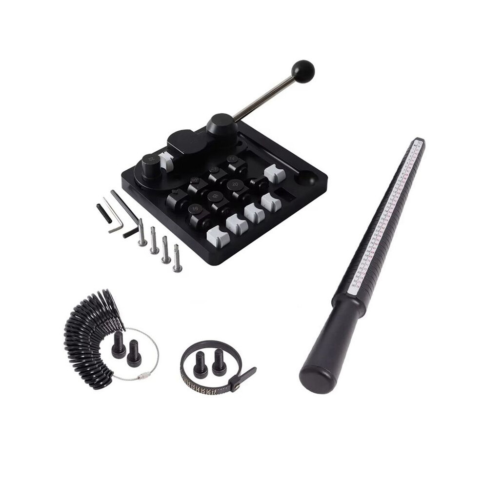 Ring Bender Machine For Spoon Rings Making, Ring Bending Tool For Jewelry Maker With Nylon Dies Rings Making Kit 4711832228994