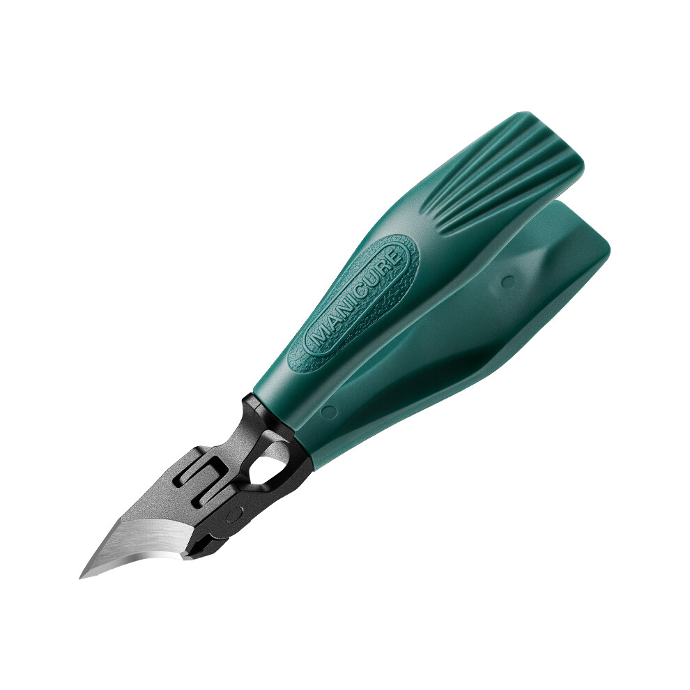 Stoyotu (Green) Toenail Clippers For Seniors Thick Toenails, Upgrade Angled Head Large Toe Nail Clippers For Men With Wide Jaw Opening