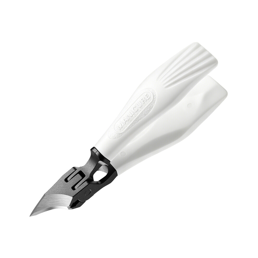 Stoyotu (White) Toenail Clippers For Seniors Thick Toenails, Upgrade Angled Head Large Toe Nail Clippers For Men With Wide Jaw Opening