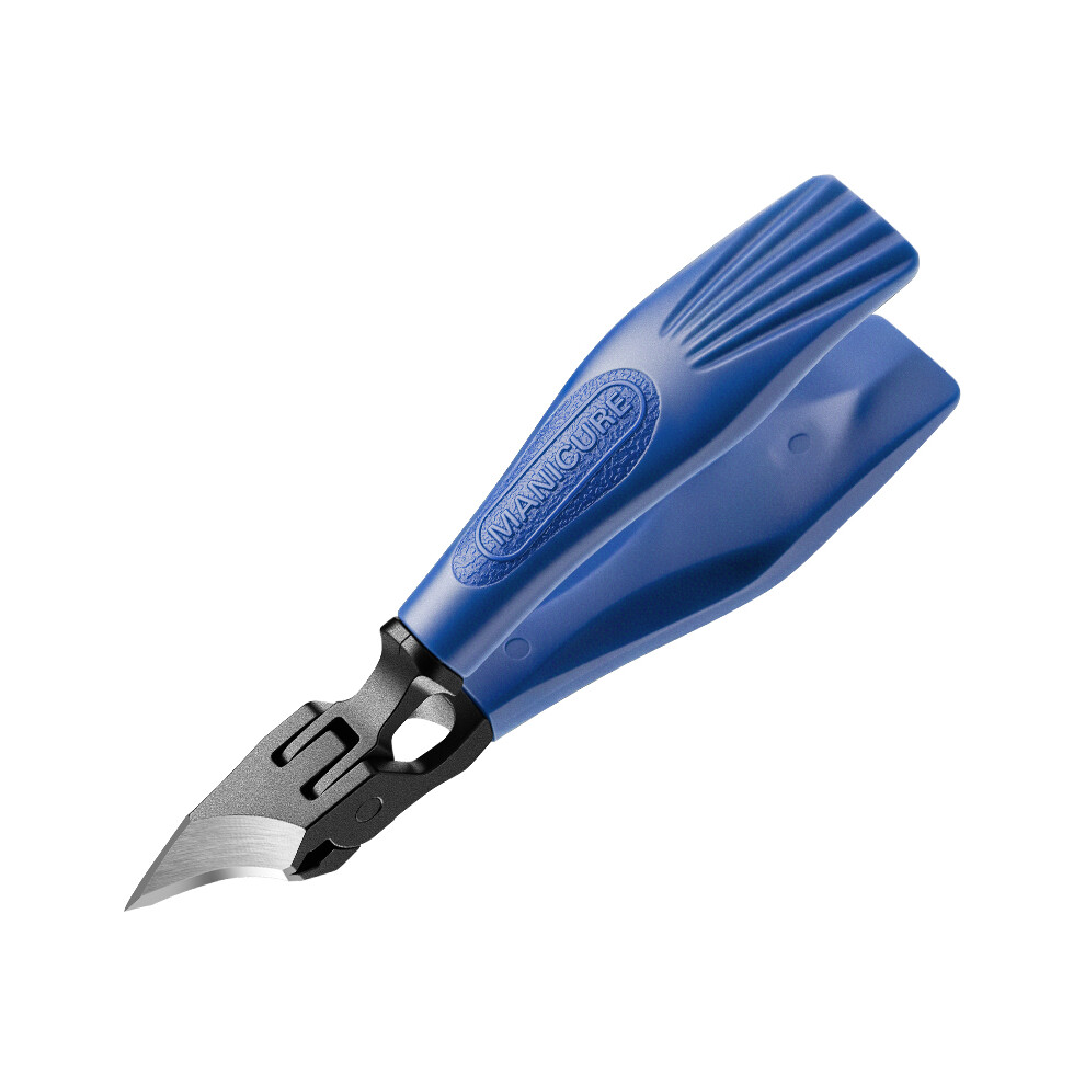 Stoyotu (Blue) Toenail Clippers For Seniors Thick Toenails, Upgrade Angled Head Large Toe Nail Clippers For Men With Wide Jaw Opening