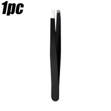 (black-1pcs) 1-10pcs High-precision tweezers Stainless steel eyebrow clip for men and women, high-precision cell clip, acne clip