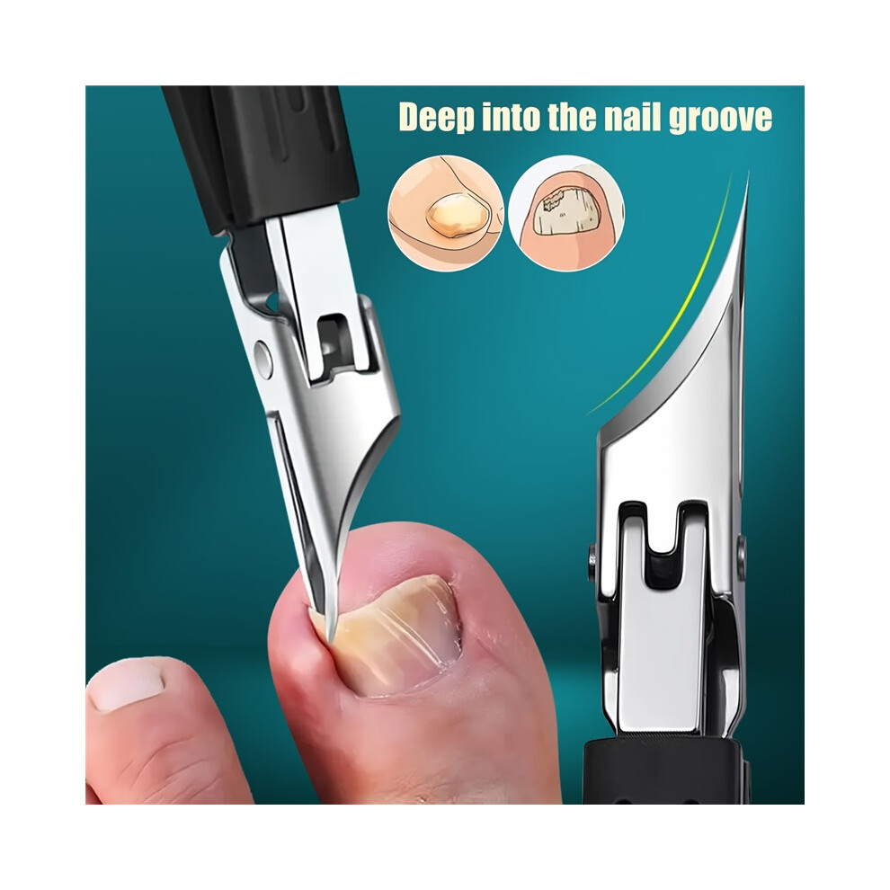 Stoyotu (3Pcs) 3Pcs Stainless Steel Diagonal Nail Clippers Ingrown Toenail Tool Set: Ingrown Nail Clipper, Beak Nail Nipper For Ingrown Nails