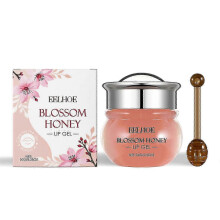EELHOE Cherry Blossom Sleep Lip Gel Cherry Blossom Honey lipstick Brightens Lip Skin Moisturizes Lip Care