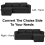 (Black Linen) Reversible 4 Seater Sofa Bed in Linen Storage Sofa Bed Pull-Out Sleeper Corner L-Shaped UK 2