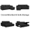 (Black Linen) Reversible 4 Seater Sofa Bed in Linen Storage Sofa Bed Pull-Out Sleeper Corner L-Shaped UK 6
