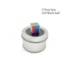 (5mm 216Pcs) (3mm 216Pcs) Or 5mm 3mm Blocks Buck Ball Education Toy Magnetic Toy Puzzle Decompression