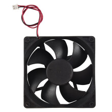 Black Plastic Square 9025 90 x 90 x 25mm 12V 0.25A Cooler Fan