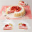 100 Pieces Cake Sandwich Disposable Plastic Containers, 4" Hinged Lid Cheesecake to Go Boxes for Home Bakery Cafe 5