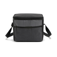 Geanta Frigorifica 9.5L Insulated Lunch Bag Gray Portable Cooler Tote Picnic Ice Pack 27x17x21cm