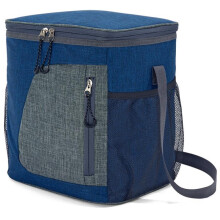 (Light Blue) Bleumarin Geanta Termoizolanta 33L Insulated Cooler Bag BZ 5612 Thermal Lunch Bag for Picnic Travel Beach Blue