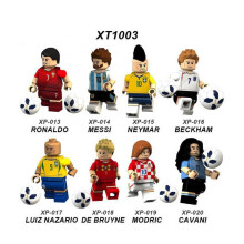 8PCS/SET Soccer players Mini figure Building Blocks Kids Toys