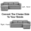 (Grey Linen) Reversible 4 Seater Sofa Bed in Linen Storage Sofa Bed Pull-Out Sleeper Corner L-Shaped UK 2