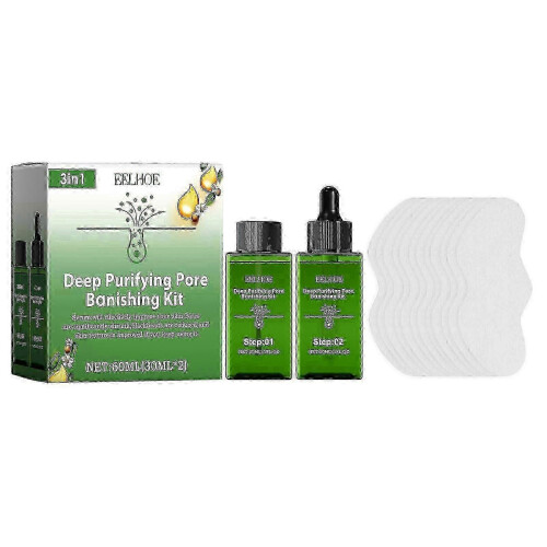 Deep Purifying Pore Banishing Kit, Pore Thinning And Blackhead Remover Moisturizing Essence