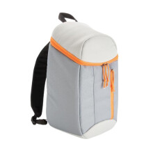 (Black/Gray) Insulated Backpack 38x15x22 cm 10L Gray Tartu Ronic Adjustable Shoulder Straps Front Pocket