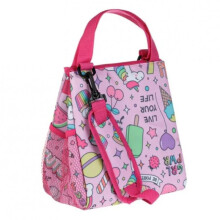 (Pink) Unicorn Insulated Lunch Bag 8L Pink 23x14x25cm Polyester Thermo-Isolated