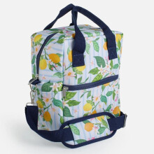 Lemon Pattern Insulated Lunch Bag 6L Cooler Tote Box Portable Picnic Container Soft Cooler