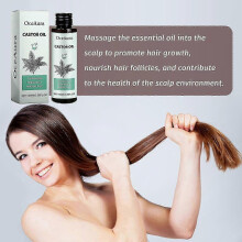 OceAura hair care castor oil, moisturizing and strengthening hair care, thickening hair care oil