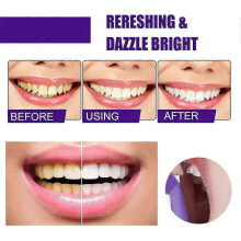 v34 Brightening Tooth Toothpaste, Whiten Teeth Correct Yellow Teeth Clean Stains Mouth Cleaning Toothpaste