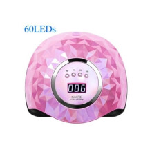 248W 60 LED Nail Lamp UV/LED Nail Dryer 4 Timers Fast Curing Pink