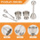 Egg Cutter, Egg Slicer Kitchen Egg Opener Tool Egg Cracker Remover Egg Shells Separator for Hard Soft Boiled Eggs 5