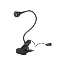 3W UV LED Nail Lamp with Clip and Switch, USB, Black - Portable and Efficient for Home or Salon Use