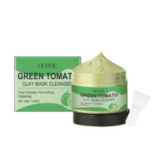 Green Tomato Clean Clay Film Hydrating, Firming, Cleansing And Purifying Pores Facial Skin Smear Clay Film
