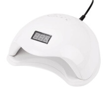 Lalill 48W LED/UV Nail Lamp for Manicure, White Portable Light Cure Machine 220x195x105mm