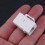 RJ45 Connector  Jack Cat6 RJ45 Extension Coupler Ethernet Network LAN Cat 6 Coupler Jacks Extend Adapter(White) 6