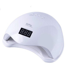 48W UV LED Nail Lamp, Hand Sensor Auto On, Fast Cure Gel Polish, Home & Salon Nail Tool, Pilot