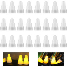 LED-kynttiläsetti, 24 liekitöntä LED-kynttilää juhliin, häihin, vuosipäiviin ja festivaaleille, välkkyvät tekokynttilät