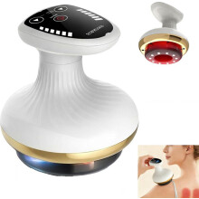 Heimgebrauch Massagegerät für Bauch, Beine, Po & Arme, 6 Heizstufen, Gua Sha & Schröpfen Funktion