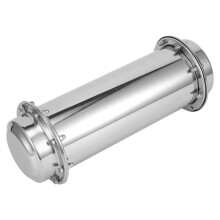 Ruostumattomasta teräksestä valmistettu aikakapseli 20x8,8 cm, IP67-vedenpitävä, kestävä muistikapseli