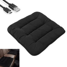 Calefactor de asiento de coche con grafeno, almohadilla calefactora USB de 5 V, antideslizante, 3 modos de calefacción, cojín de a