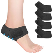 pár talpi fasciitis sarokvédő, gél sarokbetét Magic Tape-pel – ütéscsillapító, 3D ergonomikus, 36-40-es méretekben