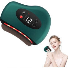Dispositivo de masaje de drenaje linfático, dispositivo de masaje Gua Sha eléctrico, para espalda, cuello y rostro, con función de